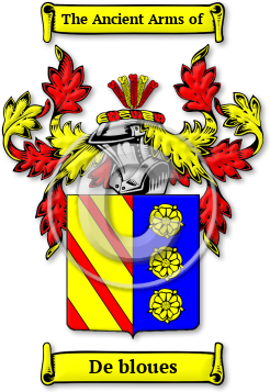 De bloues Family Crest Download (JPG) Legacy Series - 600 DPI